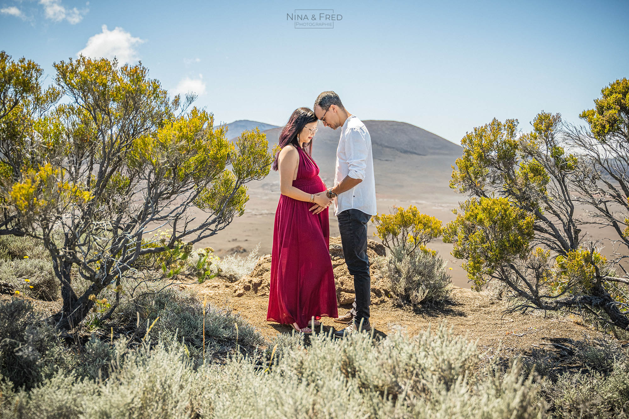 shooting photo plaine des sables volcan Réunion par Nina et Fred